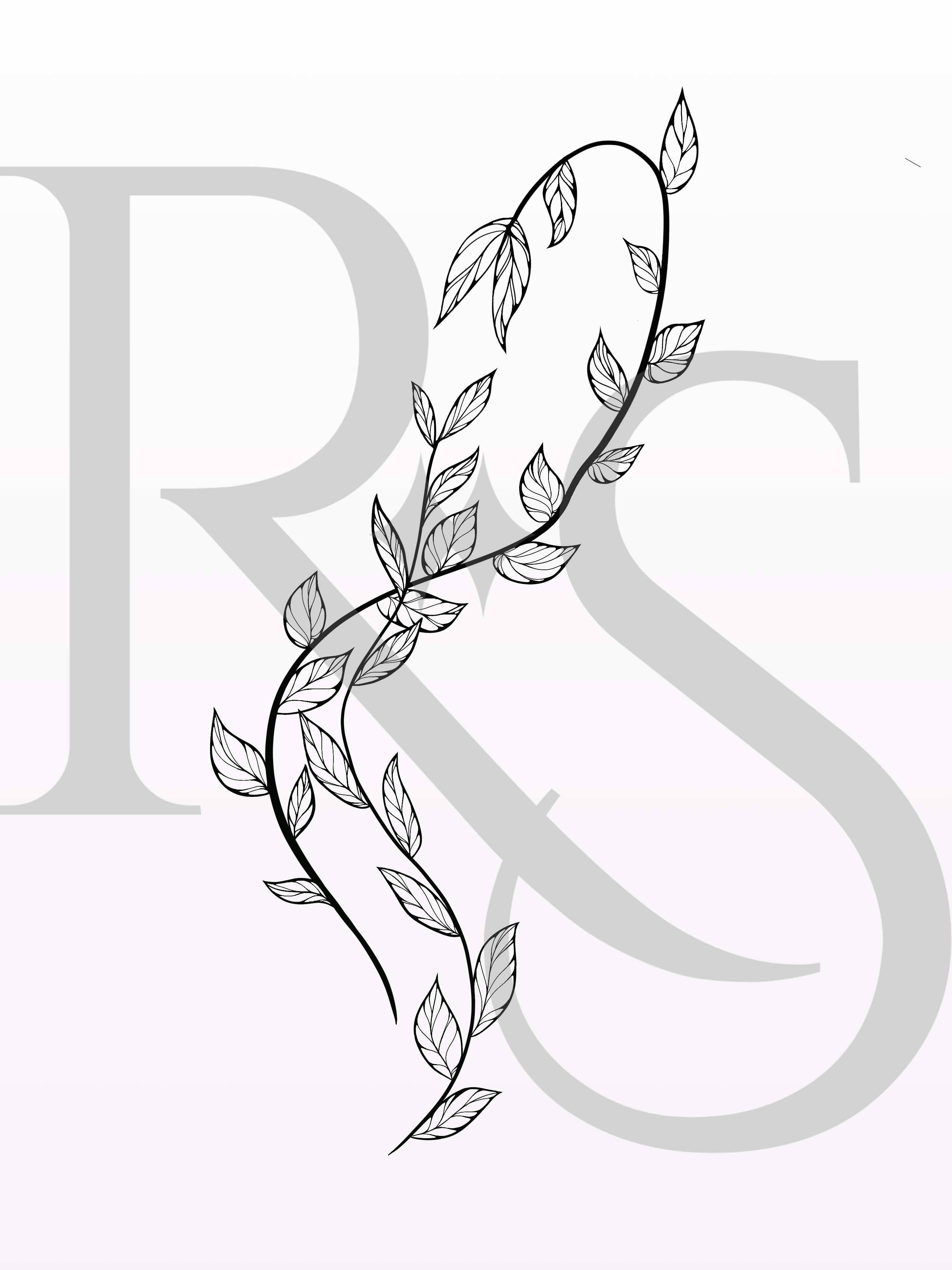 Decorative leaf design 